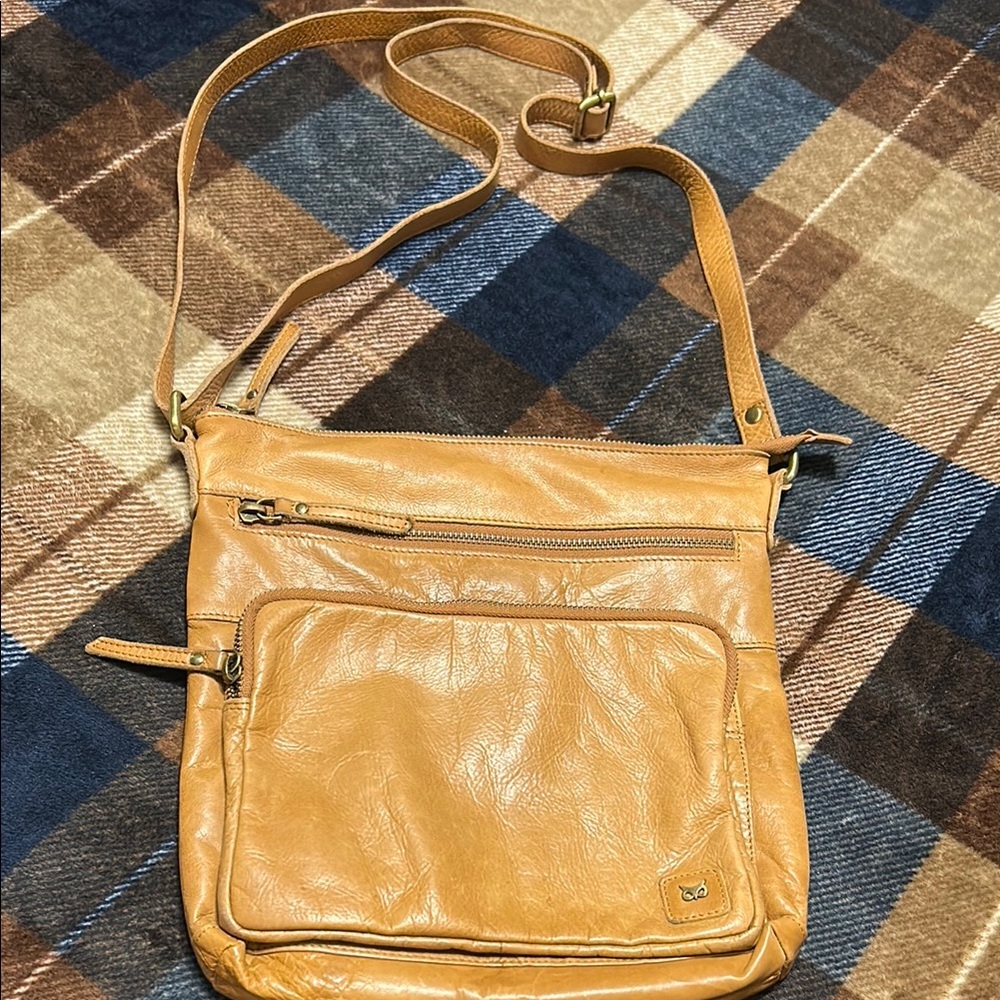 🐾Wise Owl Mustard Leather Bag